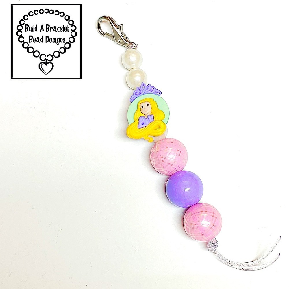 Handmade Disney-Inspired Rapunzel Bag Charm Purse Backpack Accessory